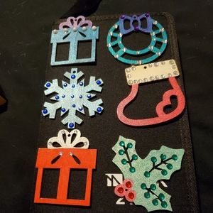 Hand painted/decorated wood ornaments